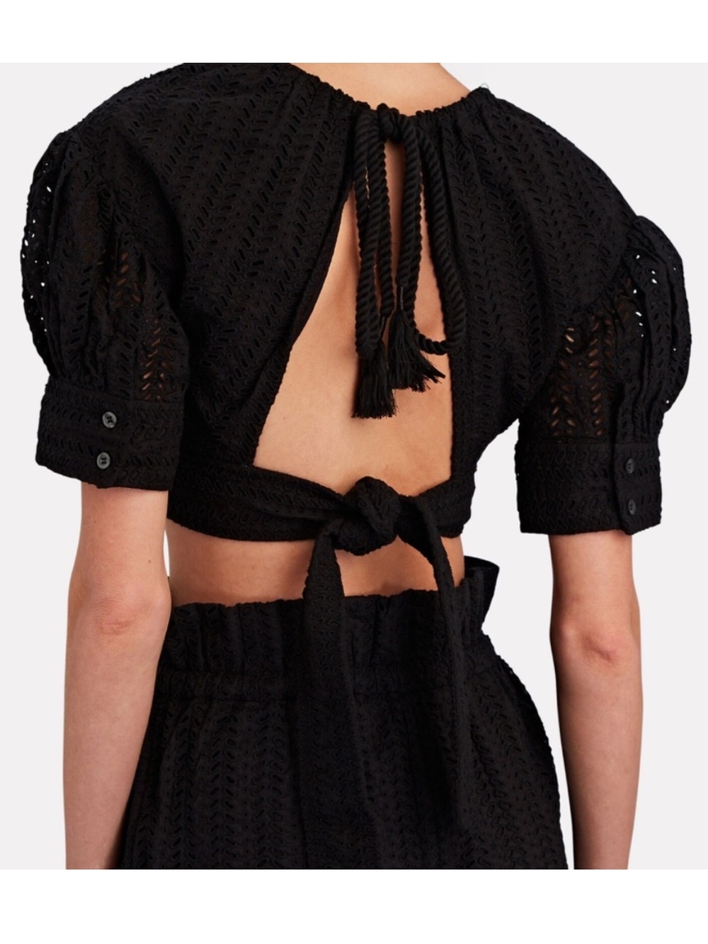 A.L.C Becca black cropped top 10